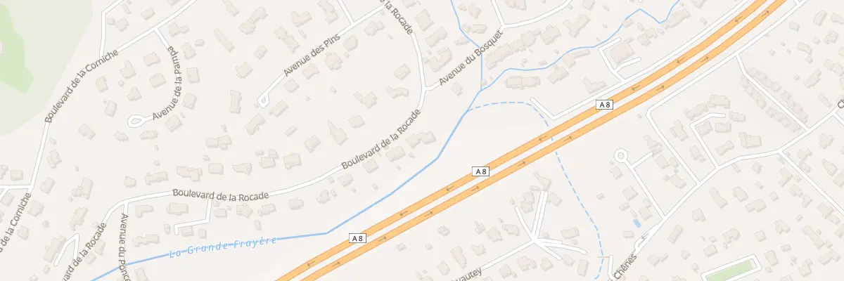 Plan du 411 Bd de la Rocade à Mougins