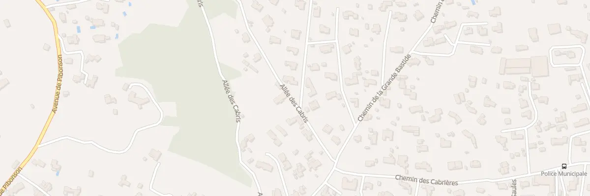 Plan du 157 All des Cabris à Mougins