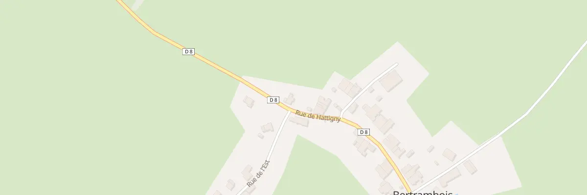 Plan du 32 Rue de Hattigny à Bertrambois
