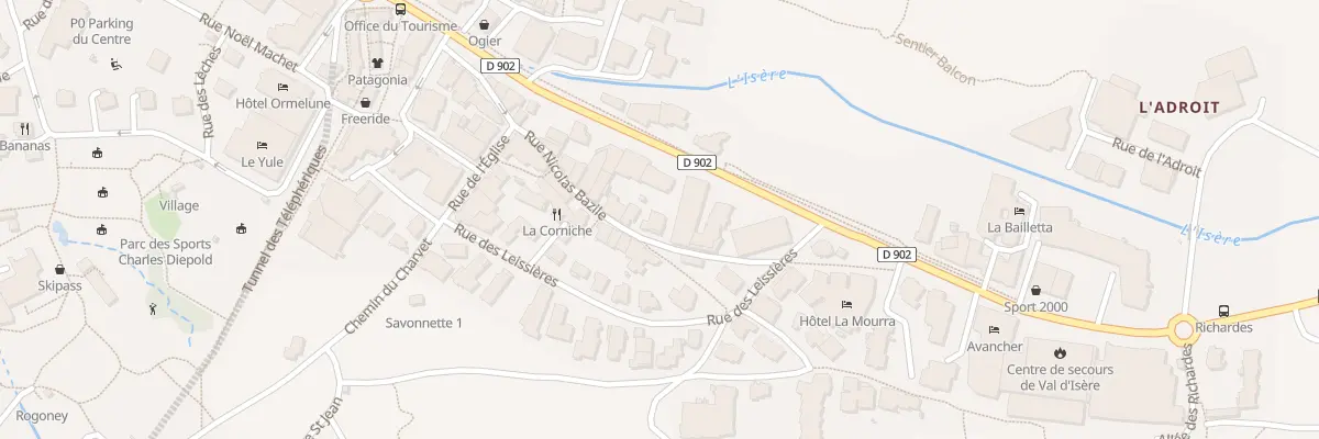 Plan du 133 Rue Nicolas Bazile à Val-d’Isère