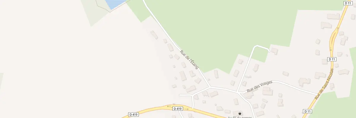 Plan du 9 Rue de l’Etang à Frais