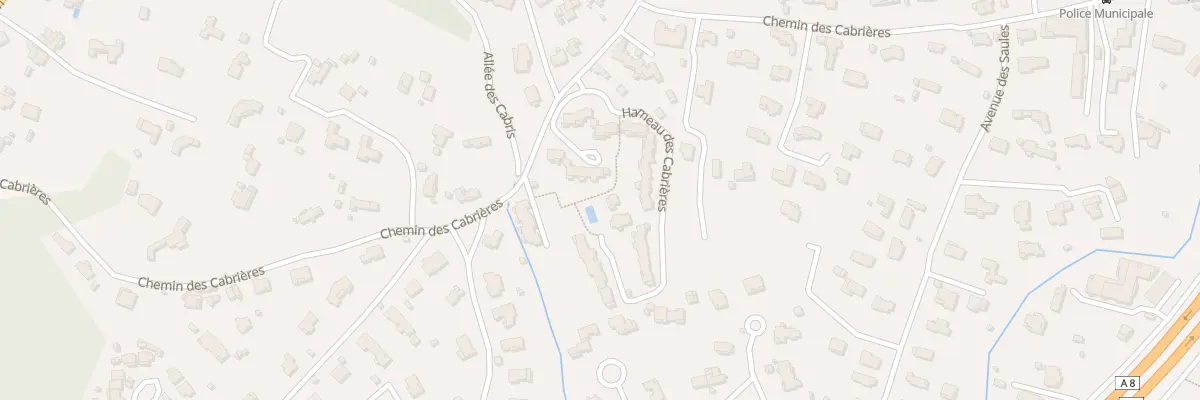 Plan du 1249 Che des Cabrières à Mougins