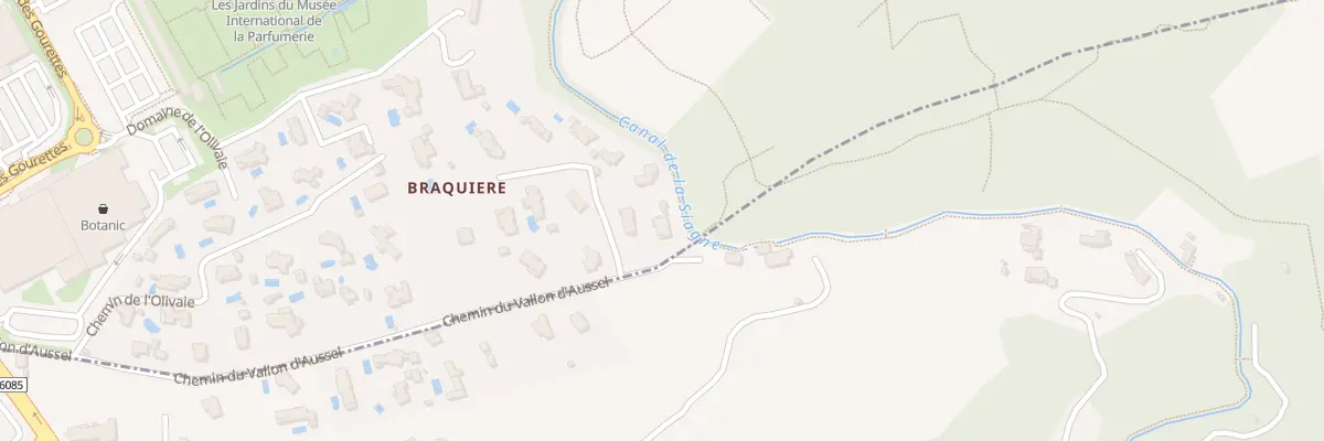 Plan du 535 Che du Vallon d’Aussel à Mouans-Sartoux