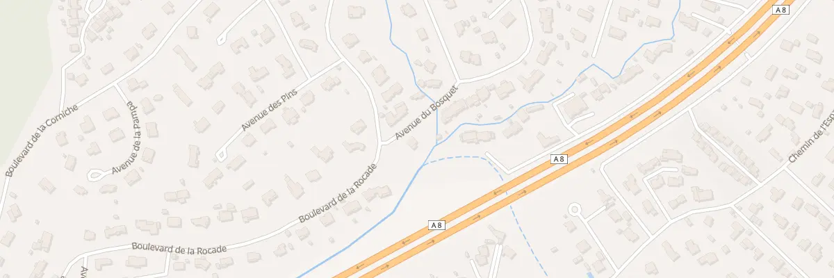 Plan du 34 Av du Bosquet l’Aubarede à Mougins