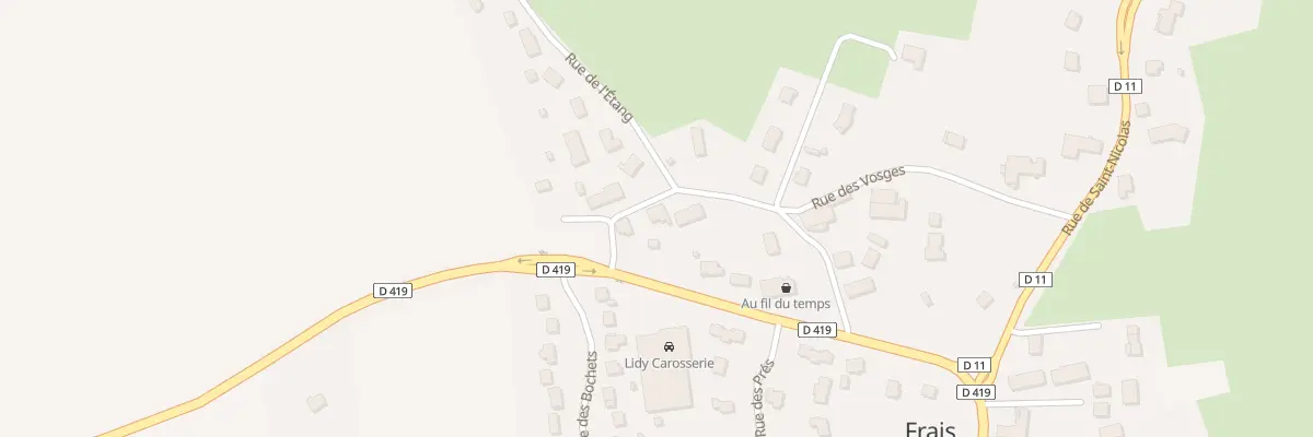 Plan du 4 Rue des Vosges à Frais
