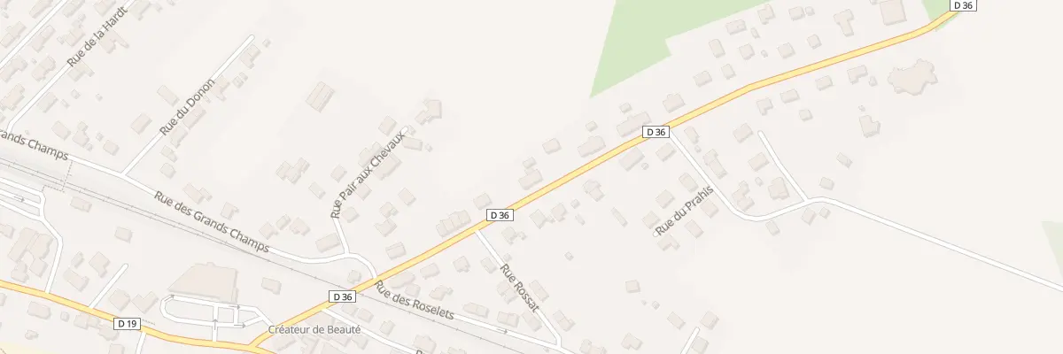 Plan du 22 Rue de Boron à Grandvillars