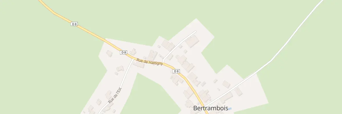 Plan du 18 Rue de Hattigny à Bertrambois