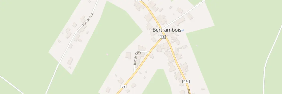 Plan du 6 Rue de Cirey à Bertrambois