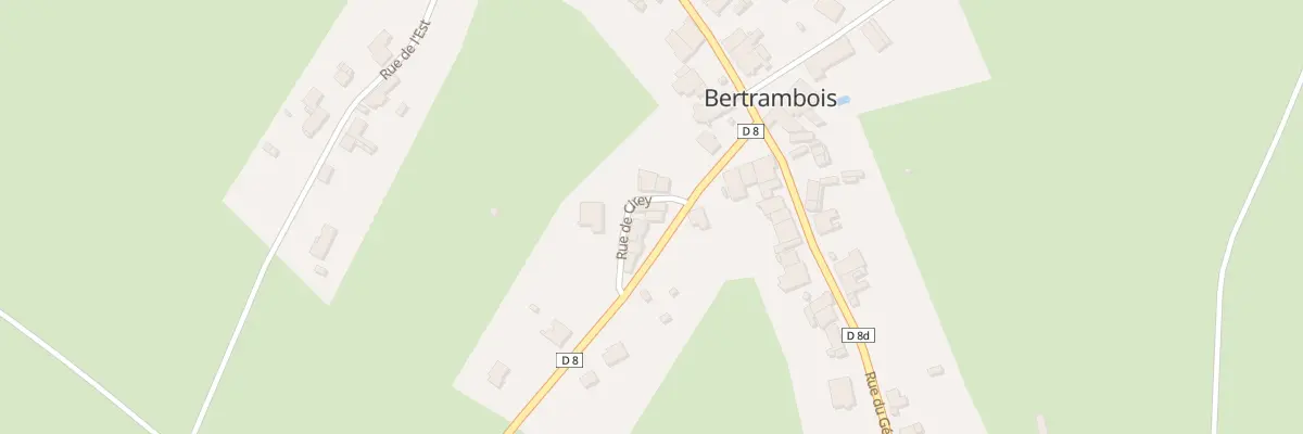 Plan du 8 Rue de Cirey à Bertrambois