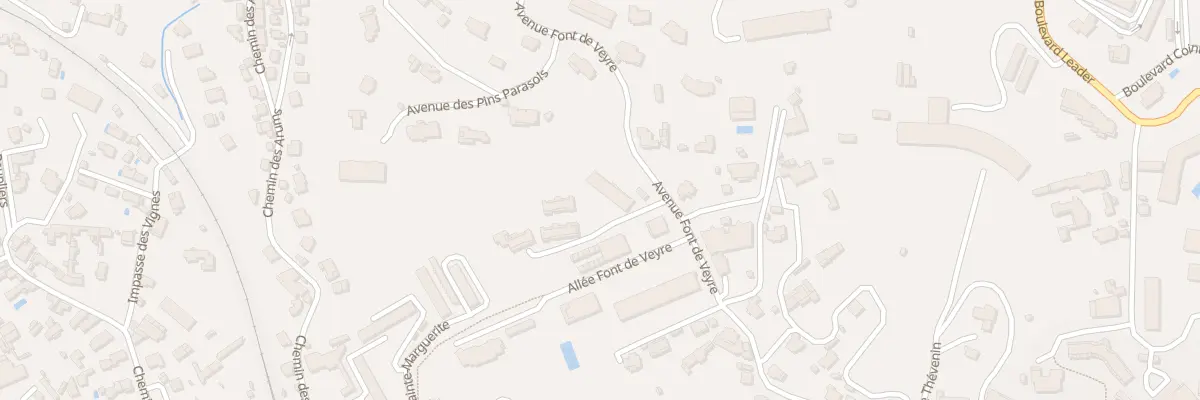 Plan du 35 Av Font de Veyre à Cannes