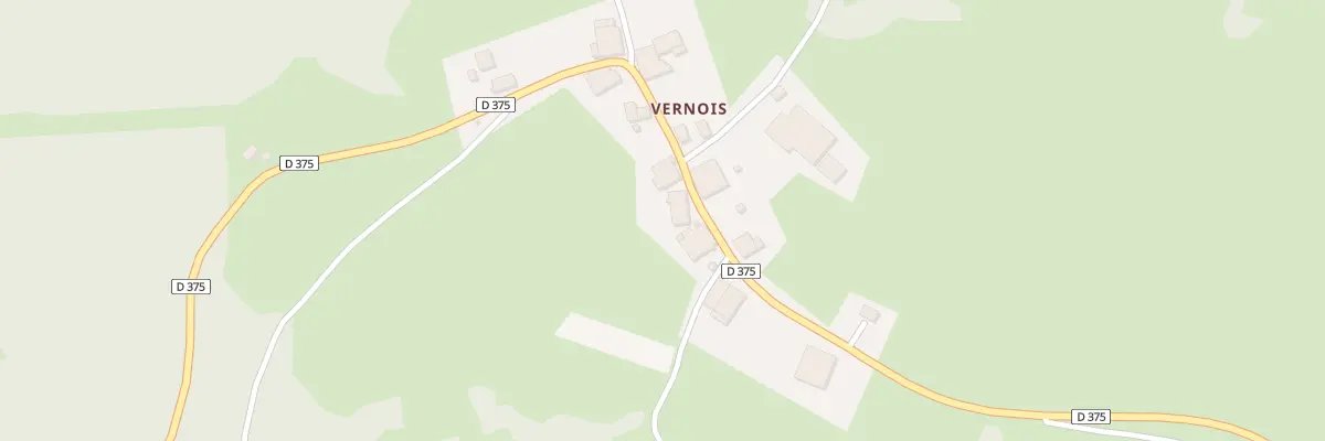 Plan du 11 Au Village Vernois à Glère
