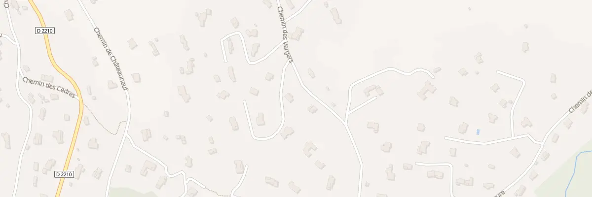 Plan du 2682 Che des Vergers au Bar-sur-Loup