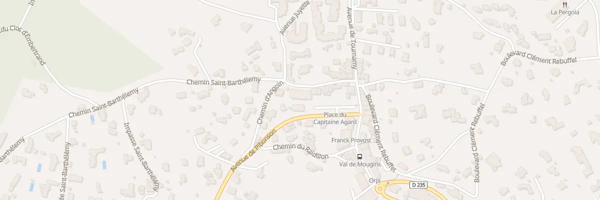 Plan du 93 Che Saint Barthelemy à Mougins
