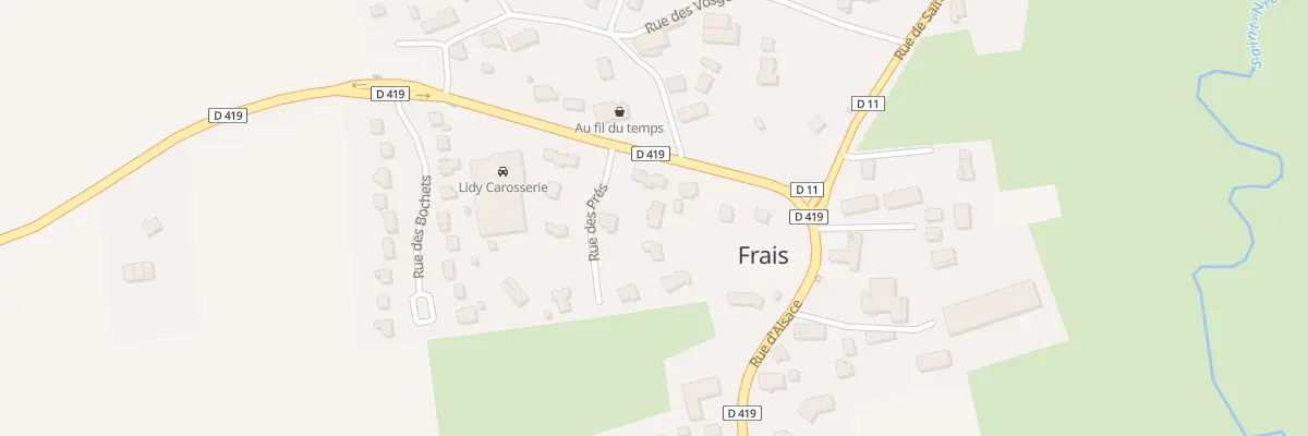 Plan du 3 Rue des Prés à Frais