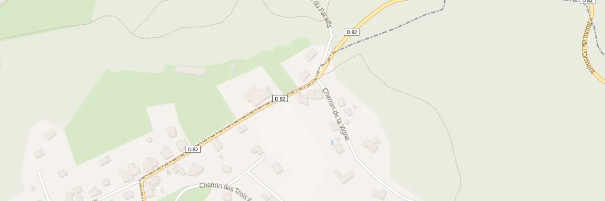Plan du 344 Rte de l’Ormont à Nayemont-les-Fosses