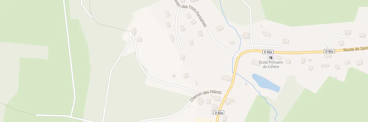 Plan du 926 Che des Trois Fontaines à Nayemont-les-Fosses