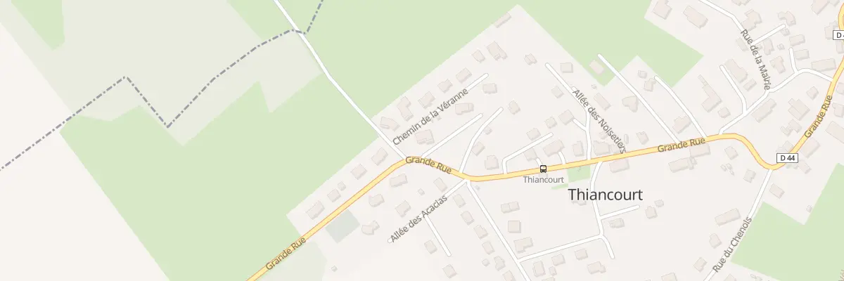 Plan du 5052 All des Cerisiers à Thiancourt