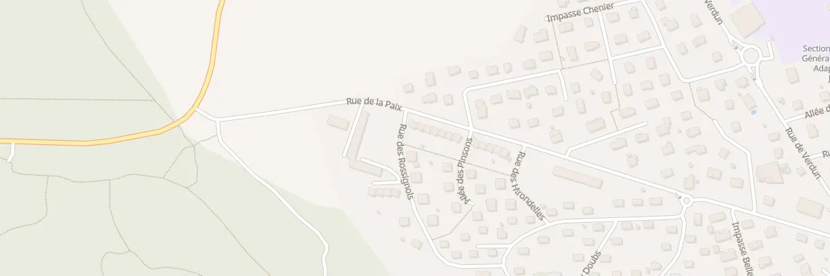 Plan du 51 Rue de la Paix à Delle