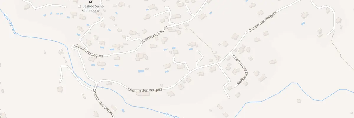 Plan du 2054 Che des Vergers au Bar-sur-Loup