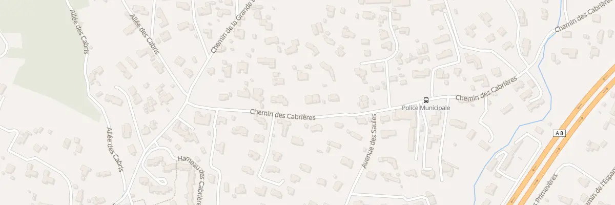 Plan du 962 Che des Cabrières à Mougins