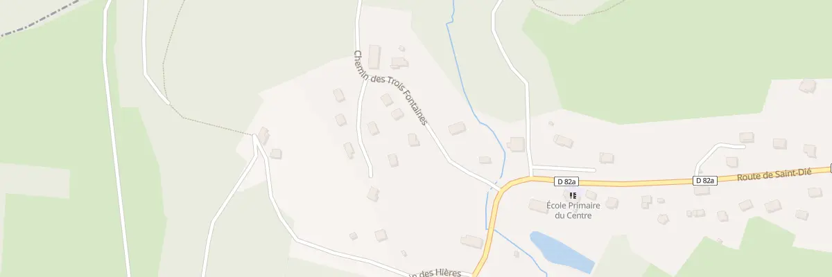 Plan du 936 Che des Trois Fontaines à Nayemont-les-Fosses