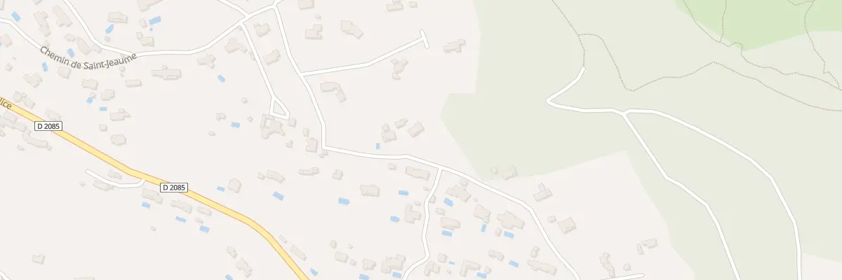 Plan du 875 Che de Saint-jeaume à Châteauneuf-Grasse