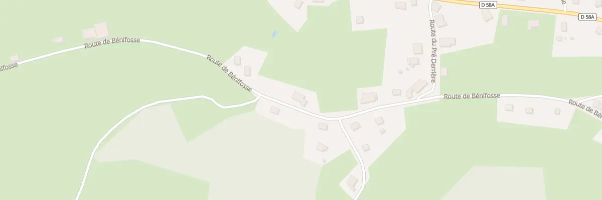 Plan du 750 Rte de Bénifosse à Mandray