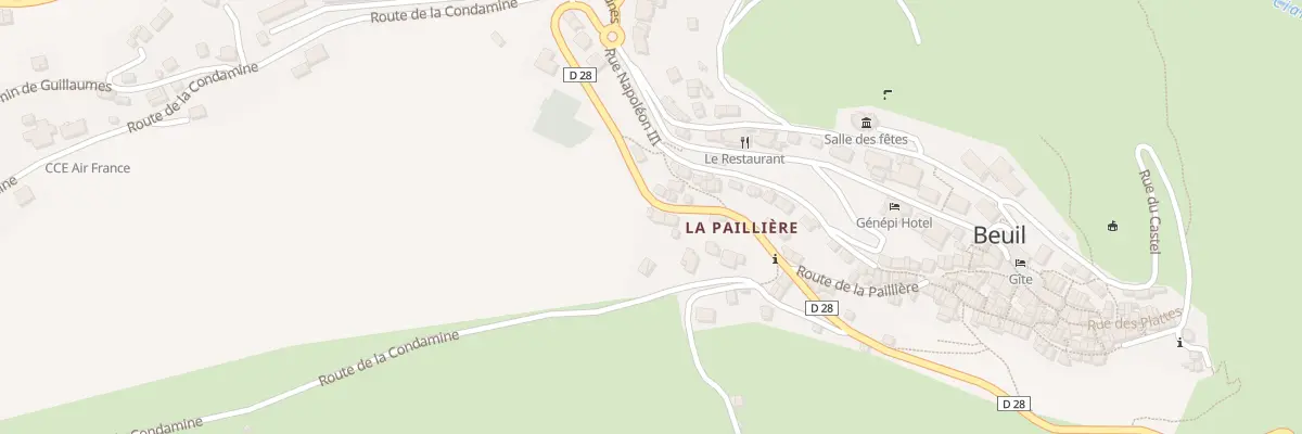 Plan du 5141 La Pailliere à Beuil
