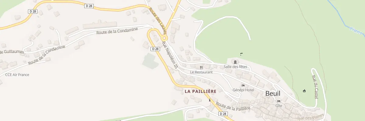 Plan du 5 Av du Comté de Beuil à Beuil