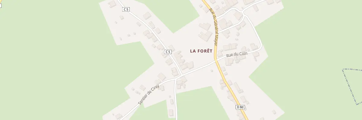 Plan du 8 Rue Rouge Carriere à Bertrambois