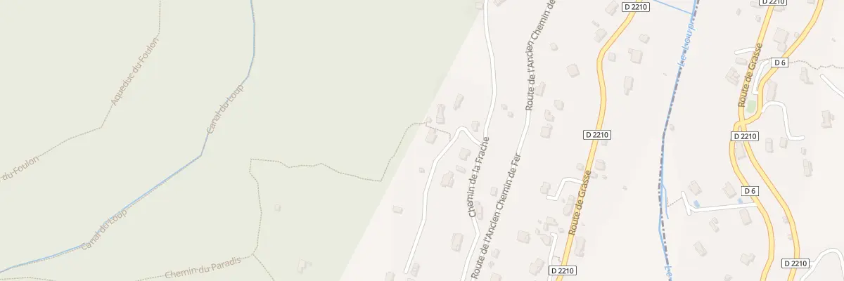 Plan du 74 Rte de Bessurane à Gourdon