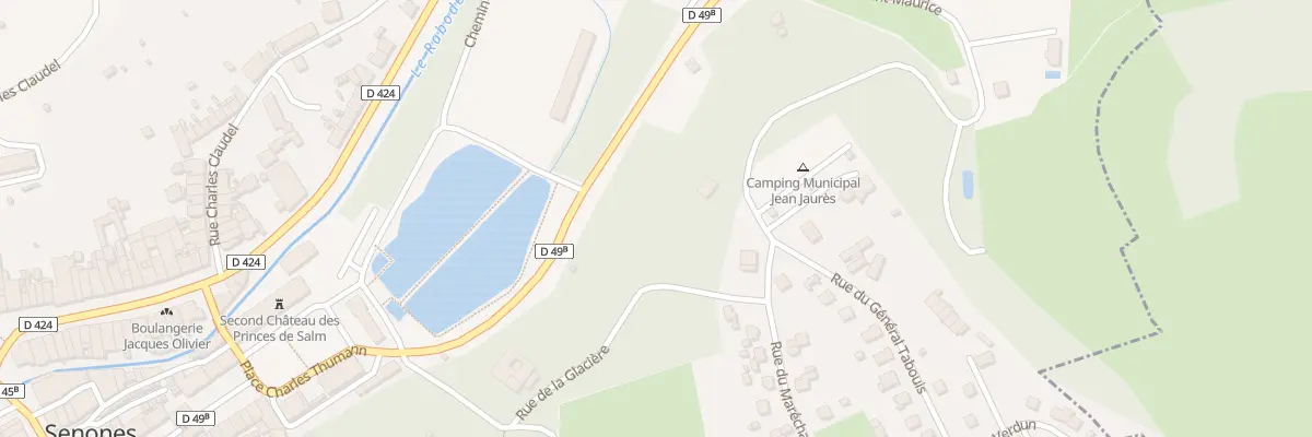Plan du 8 Rue de Rapré à Senones