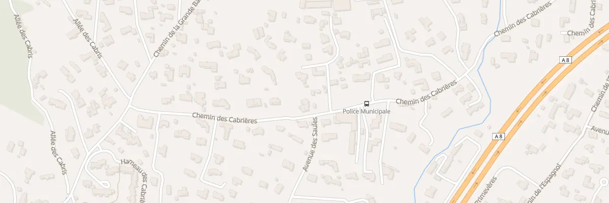 Plan du 860A Che des Cabrières à Mougins