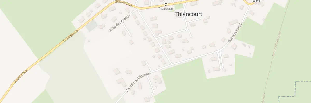 Plan du 7 All des Pommiers à Thiancourt