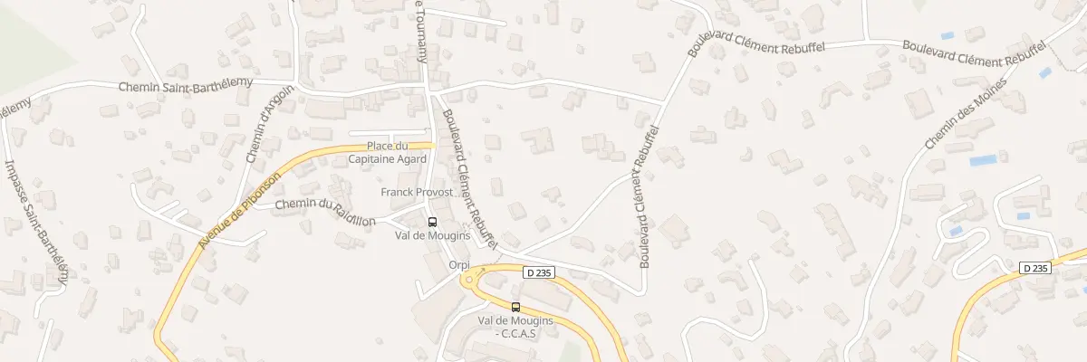 Plan du 692 Bd Clément Rebuffel à Mougins