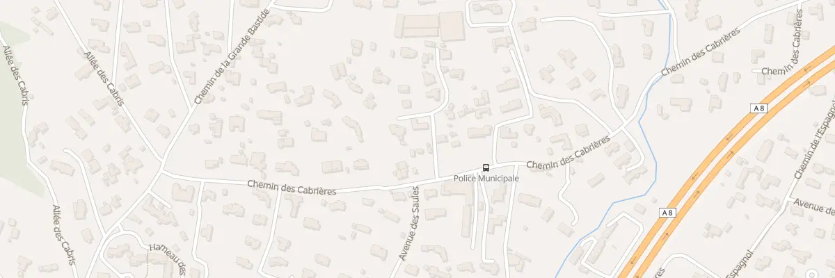 Plan du 816D Che des Cabrières à Mougins