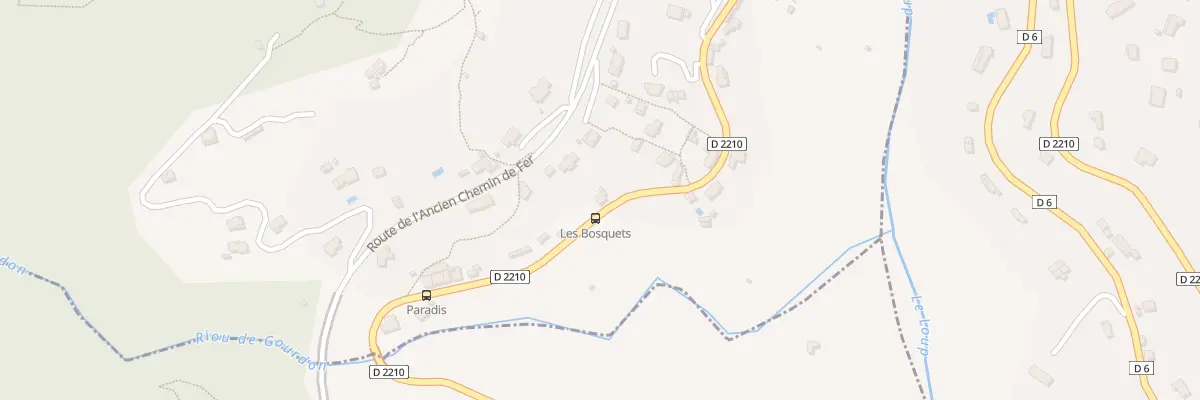 Plan du 854 Rte de Grasse à Gourdon