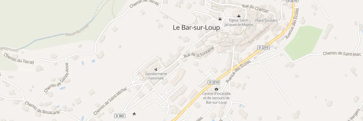 Plan du 1 Pl de la Chapelle au Bar-sur-Loup