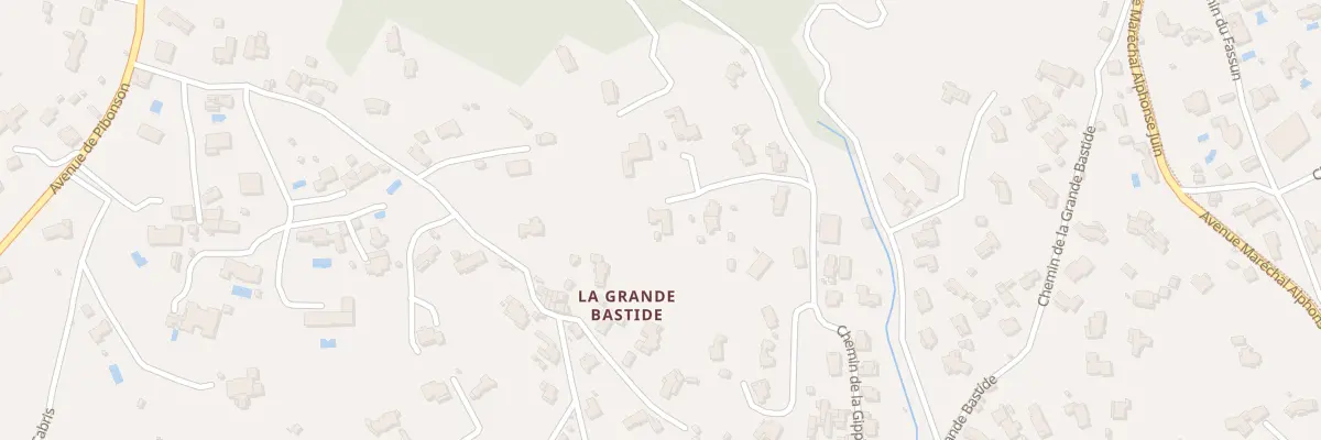 Plan du 281C Che de la Gipiere à Mougins