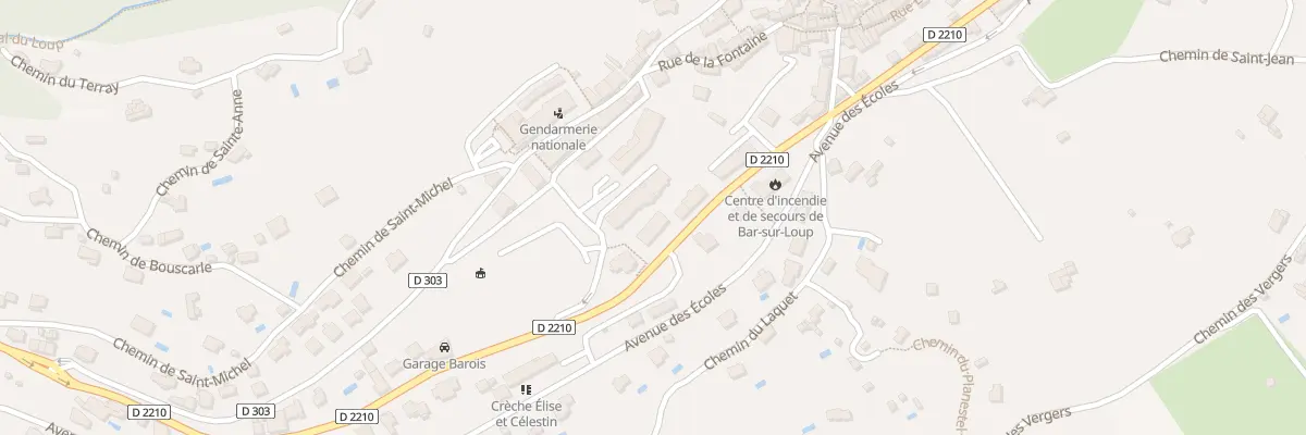 Plan du 342 Av Amiral de Grasse au Bar-sur-Loup