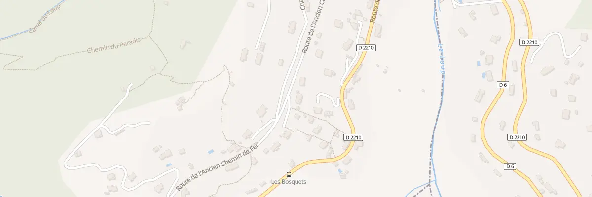 Plan du 843 Rte de l’Ancien Chemin de Fer à Gourdon