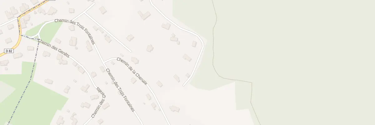 Plan du 348 Che de la Vigne à Nayemont-les-Fosses