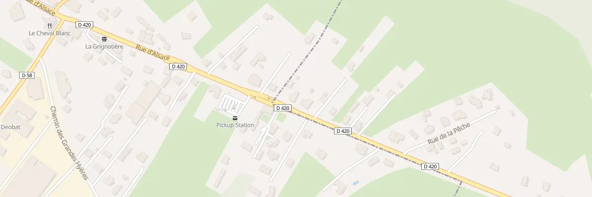 Plan du 54 Rue de Saint Die à Remomeix
