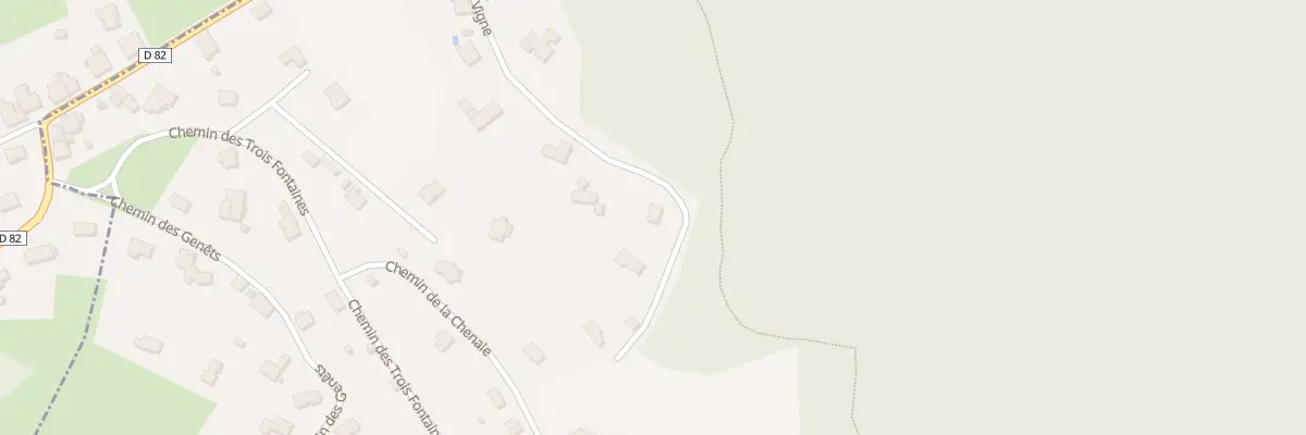 Plan du 264 Che de la Vigne à Nayemont-les-Fosses
