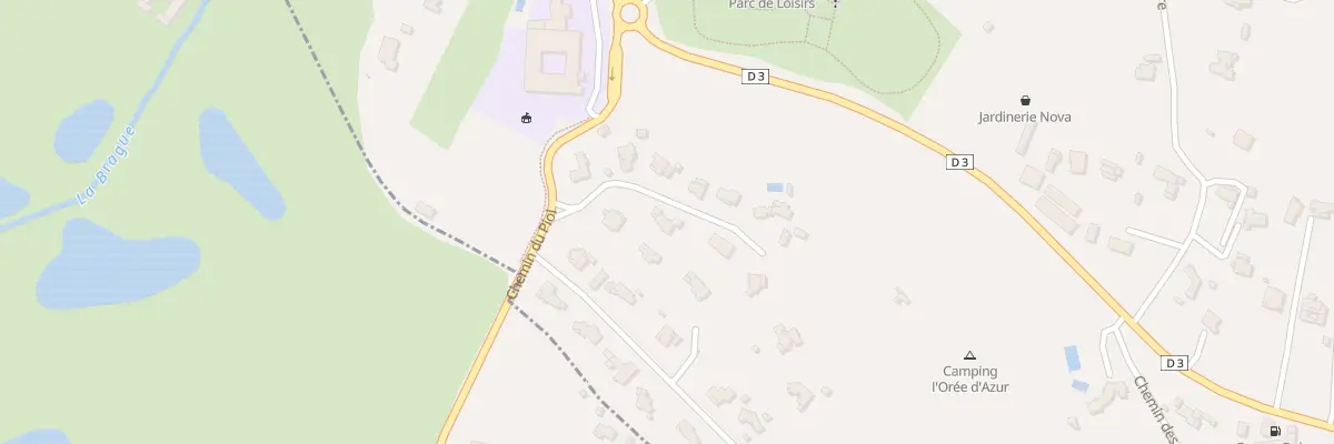 Plan du 2G Che du Piol à Opio