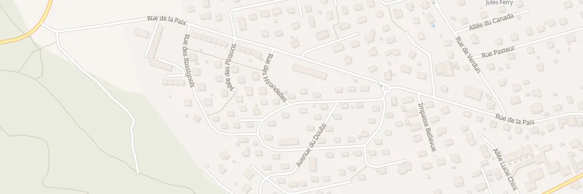 Plan du 12 Bd sur la Vigne à Delle