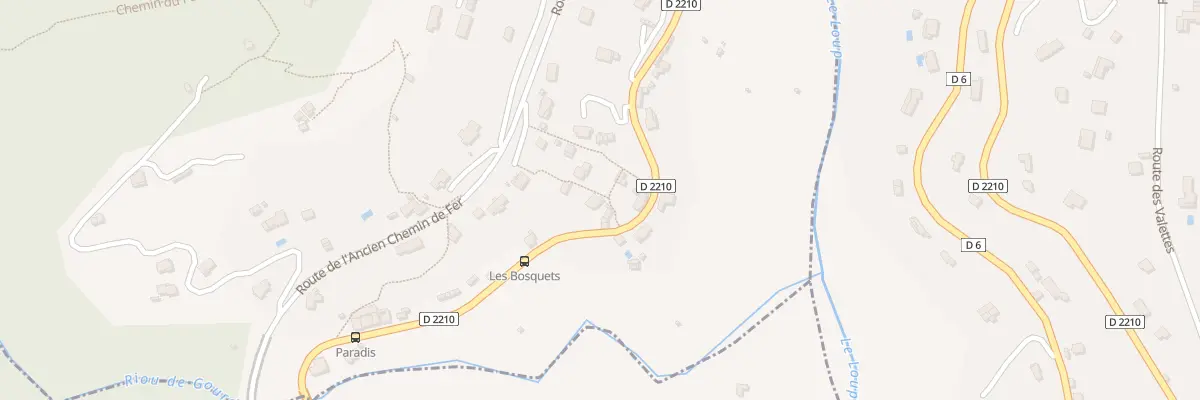 Plan du 813 Rte de Grasse à Gourdon