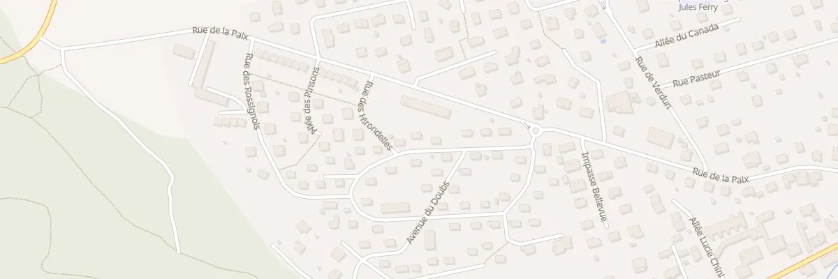 Plan du 10 Bd sur la Vigne à Delle
