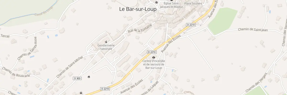 Plan du 350 Av Amiral de Grasse au Bar-sur-Loup