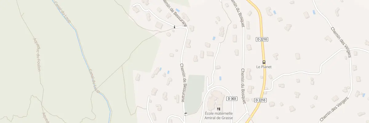Plan du 204 Che de Bessurane au Bar-sur-Loup